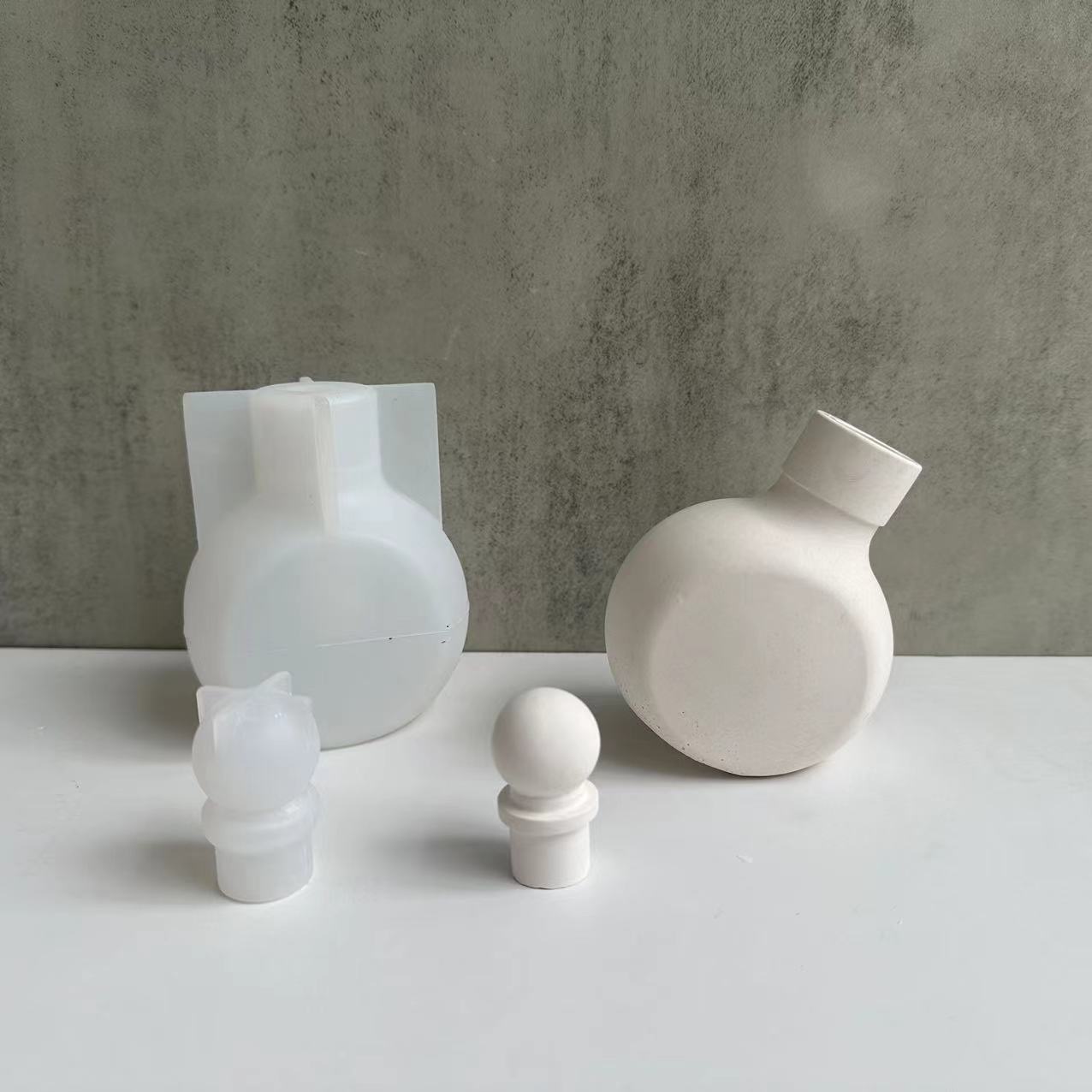 Candle Making And Perfume - Parfüm Şişesi Vazo için silikon kalıp