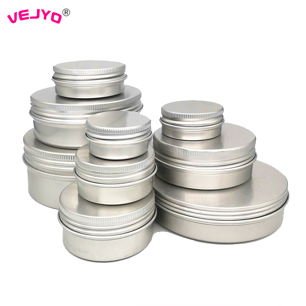 Tin Container Lid - 50 adet Kozmetik Konteyner Alüminyum Mum