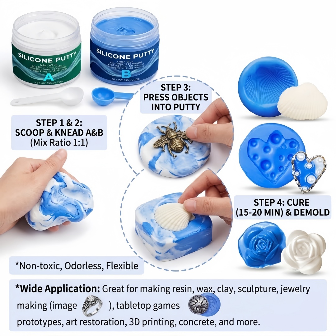 Silikon Macun Kalıp Yapım Malz - Candle Making Things incelemesi ve fiyatı