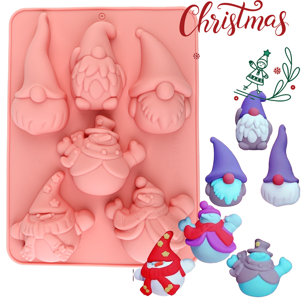 6 Bölmeli Noel Gnome Kek Çikol - Candle Making Party incelemesi ve fiyatı