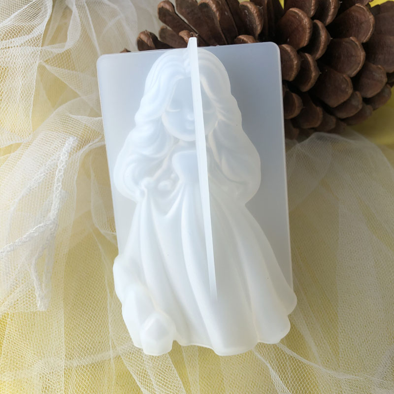 3D Sevimli Prenses Silikon Mum - Candle Making Diy incelemesi ve fiyatı