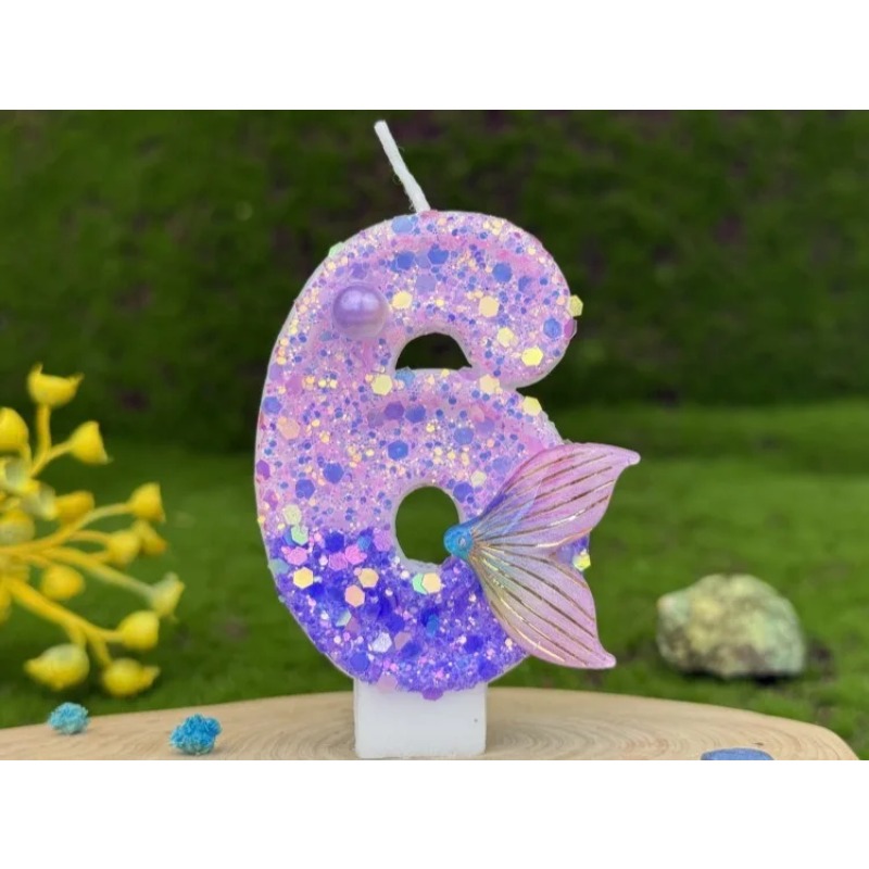 Simli Mor Gradyanlı Deniz Kızı - Candle Making Things incelemesi ve fiyatı