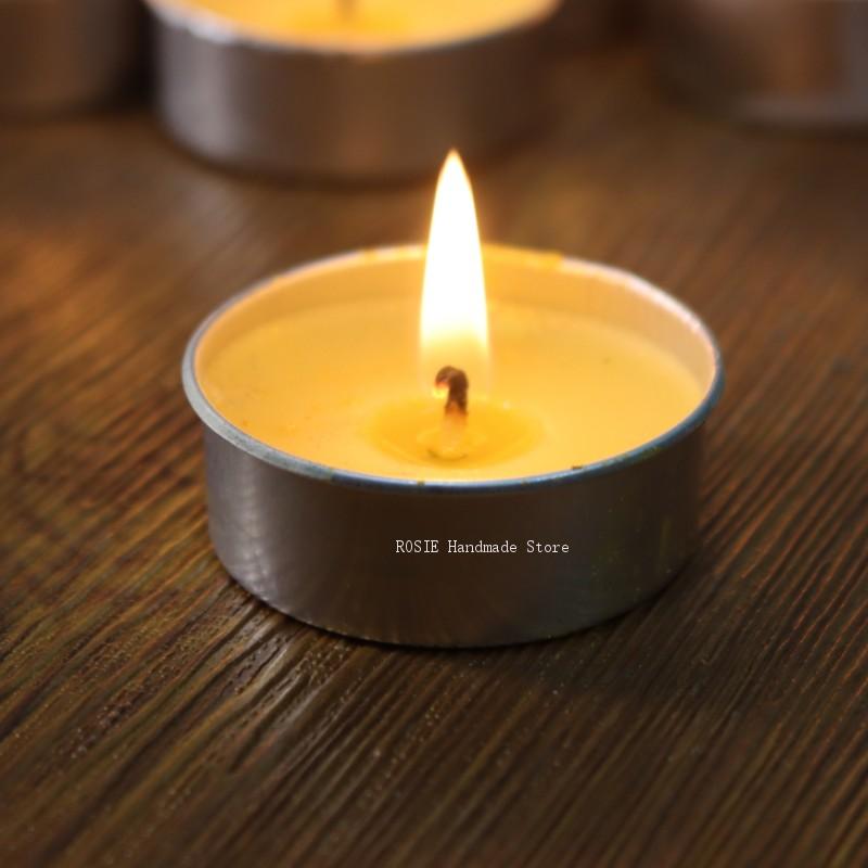 Boş çay balmumu dairesel alümi - Kraft Box Candle incelemesi ve fiyatı