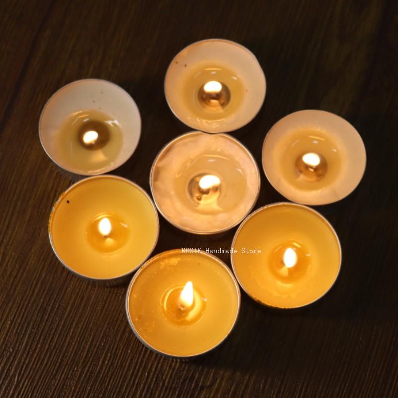 Boş çay balmumu dairesel alümi - Kraft Box Candle incelemesi ve fiyatı