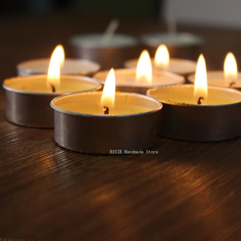 Boş çay balmumu dairesel alümi - Kraft Box Candle incelemesi ve fiyatı