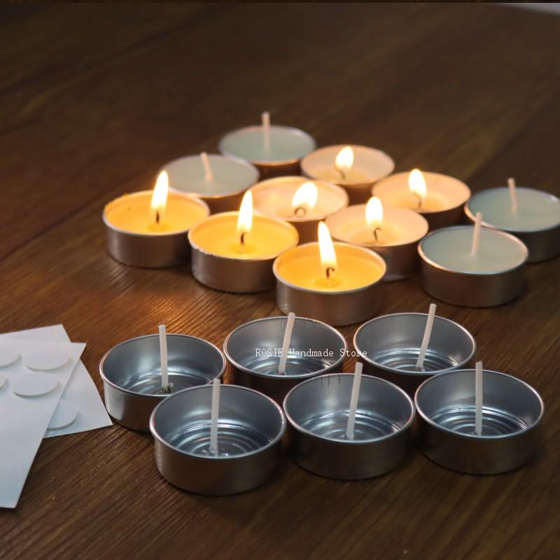 Boş çay balmumu dairesel alümi - Kraft Box Candle incelemesi ve fiyatı