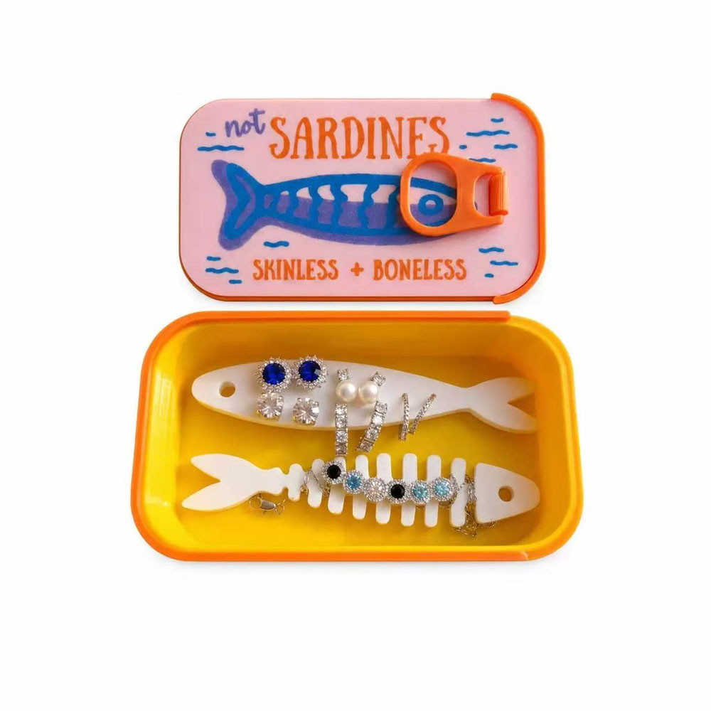 Sardalya Teneke Mücevher Kutus - Tin Container Lid incelemesi ve fiyatı