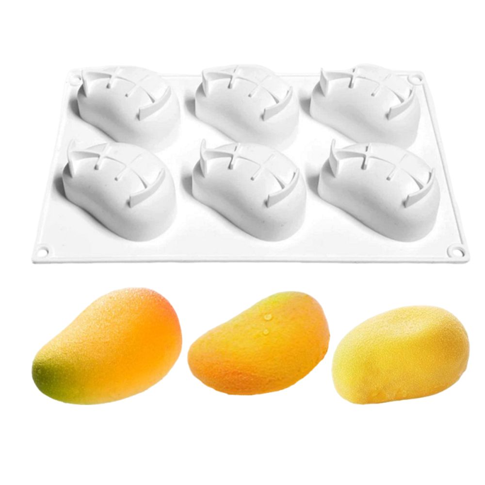 6 Bölmeli Mango Şeklinde Kek K - Candle Making Things incelemesi ve fiyatı