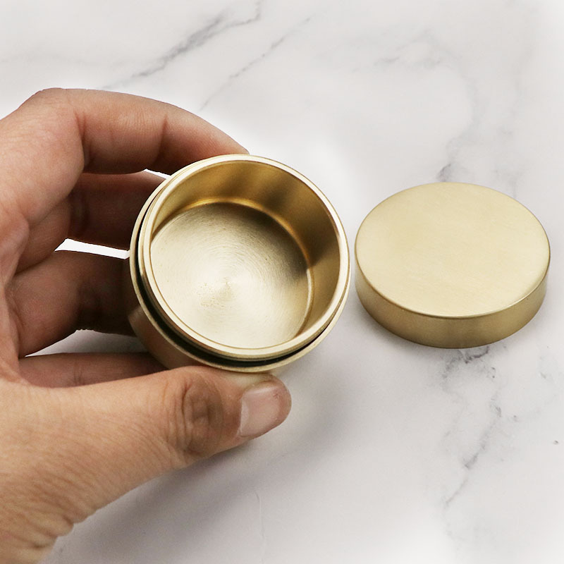 Pirinç ilaç kutusu hap takı kü - Tin Container Lid incelemesi ve fiyatı