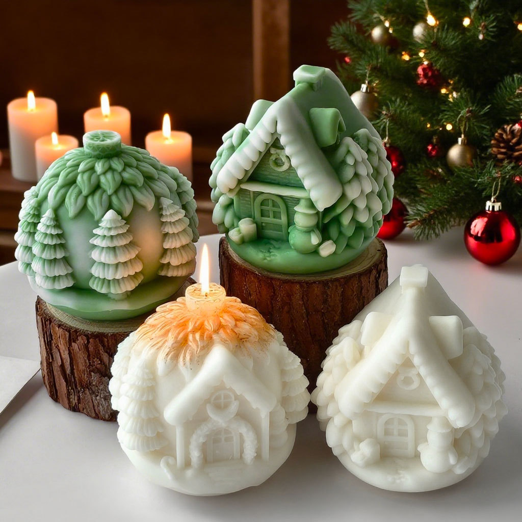 DIY Noel Ağacı Ev silikon kalı - Candle Making Party incelemesi ve fiyatı
