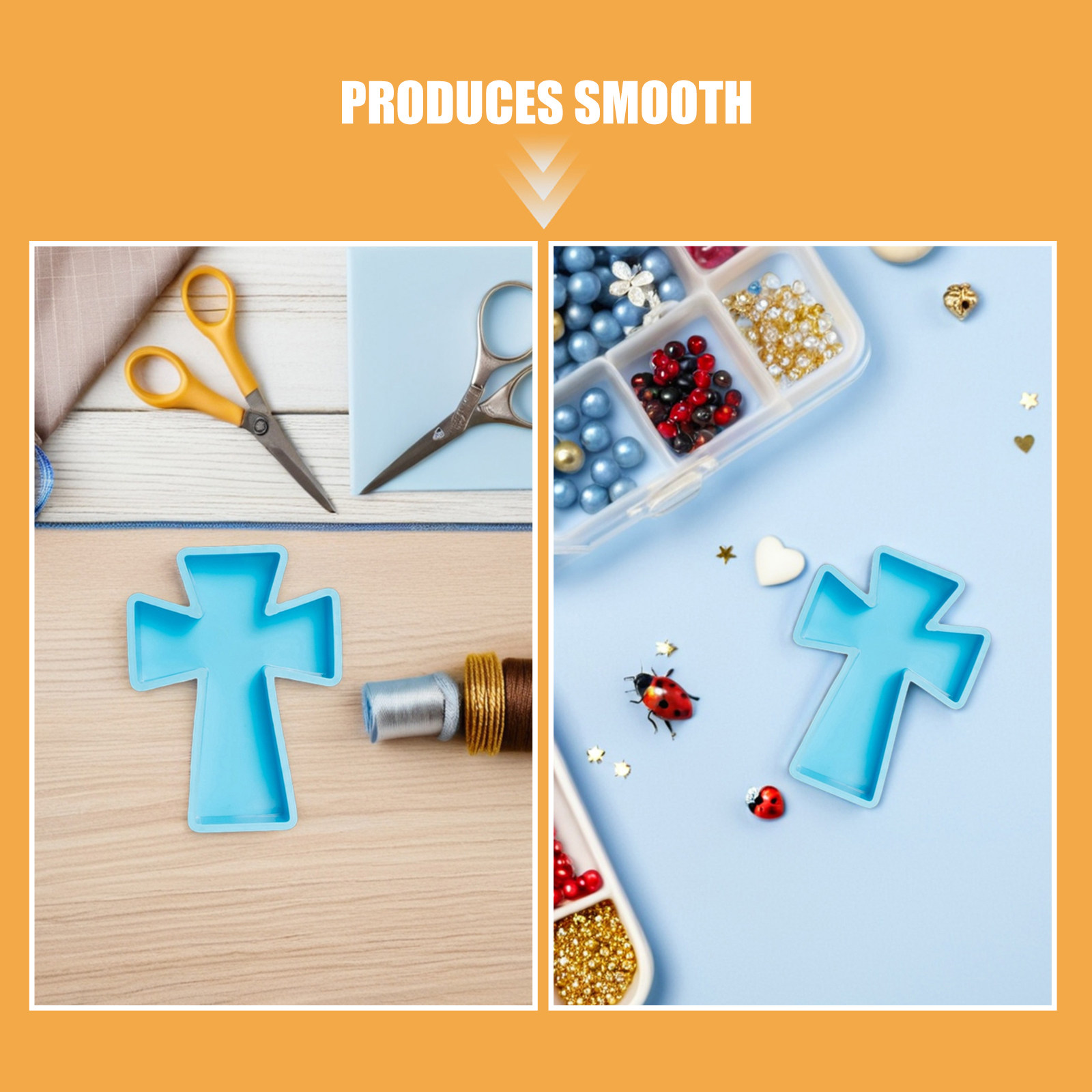 Silikon Haç Kalıbı Epoksi Reçi - Candle Making Diy incelemesi ve fiyatı
