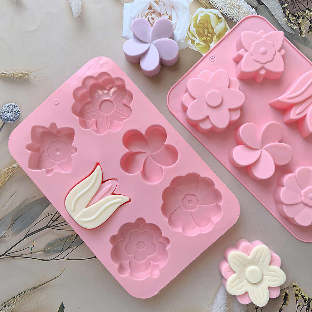 Çeşitli Çiçek Şekilli Silikon  - Candle Making Party incelemesi ve fiyatı