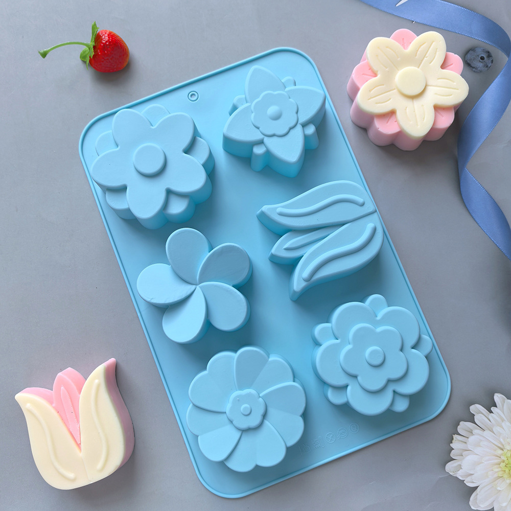 Çeşitli Çiçek Şekilli Silikon  - Candle Making Party incelemesi ve fiyatı