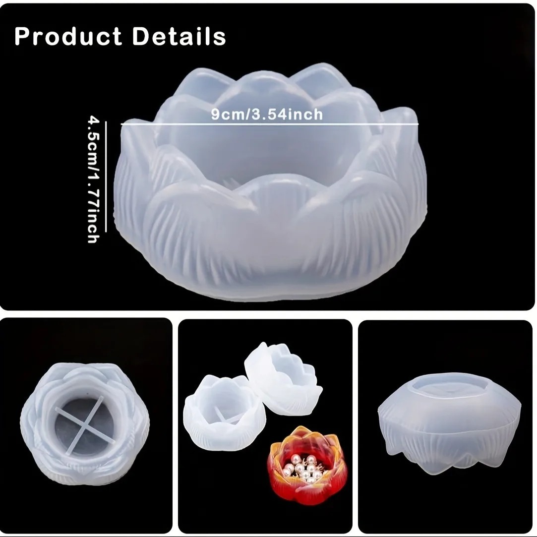 1 adet DIY Lotus Çiçeği Siliko - Kraft Box Candle incelemesi ve fiyatı