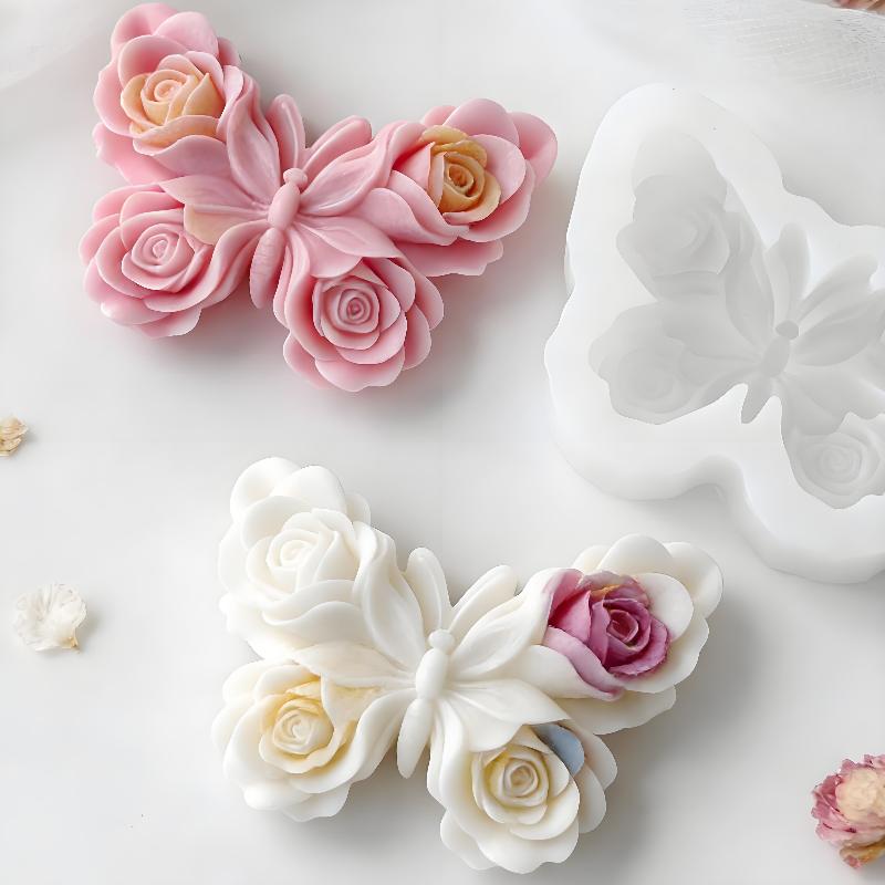 DIY Gül Kelebek Formu silikon  - Candle Making Diy incelemesi ve fiyatı