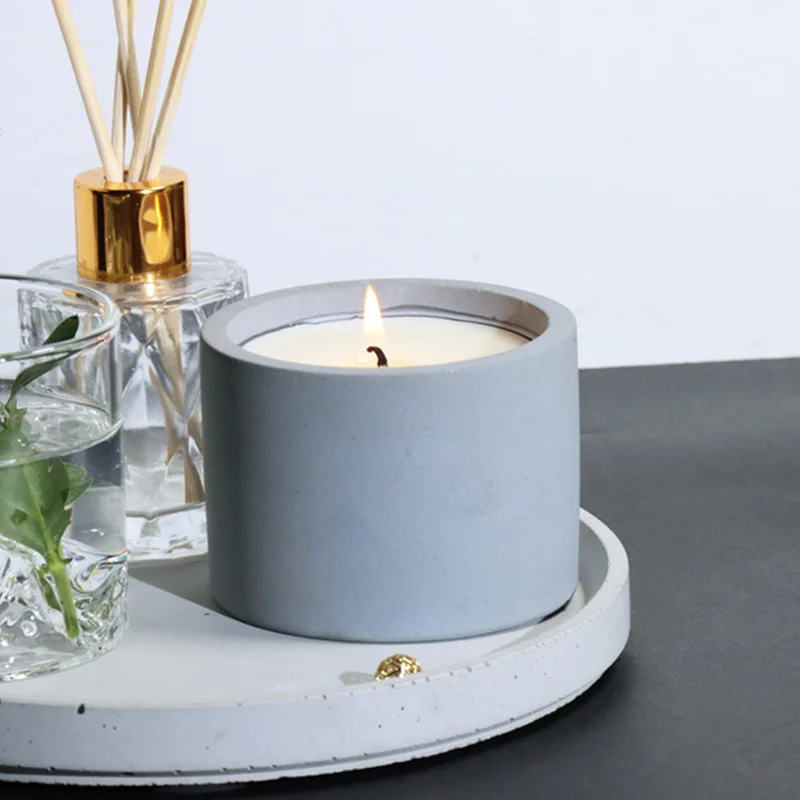 3 boyutları Yuvarlak Çimento B - Kraft Box Candle incelemesi ve fiyatı
