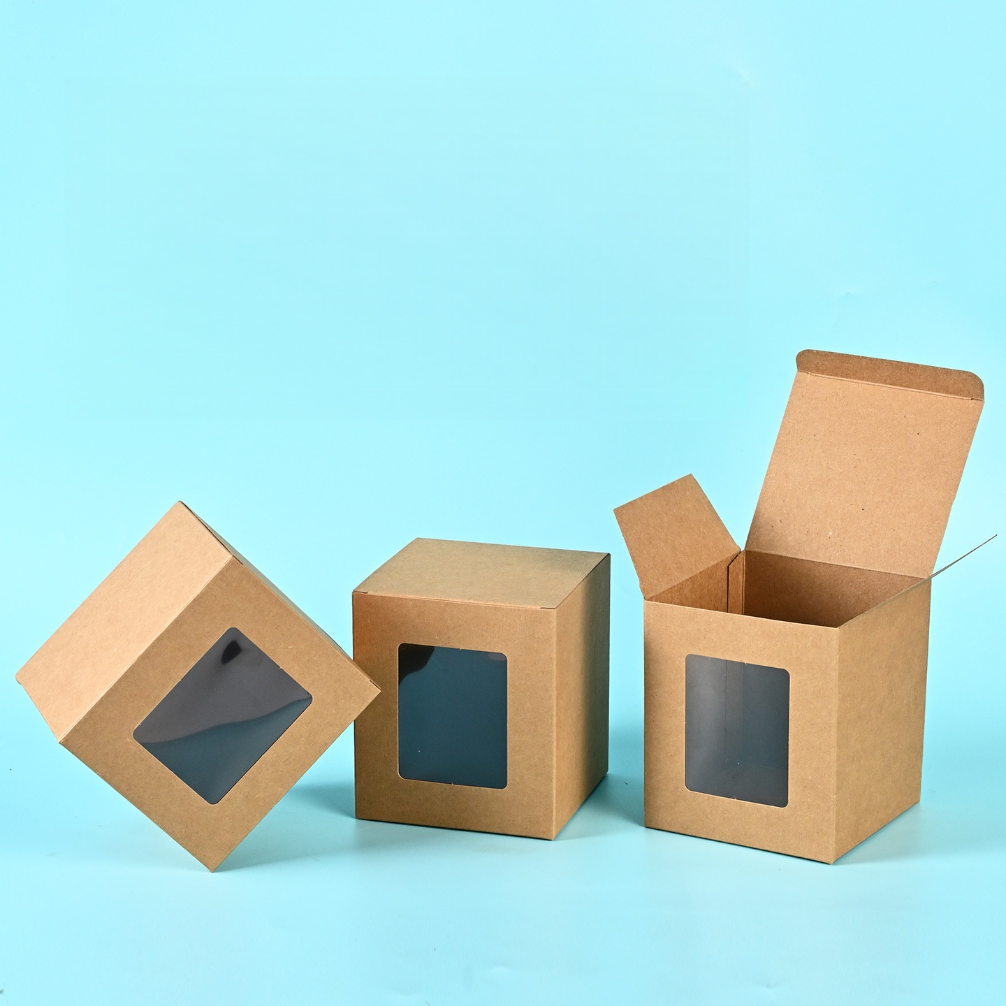 PVC Pencereli Kahverengi Kraft - Kraft Box Candle incelemesi ve fiyatı