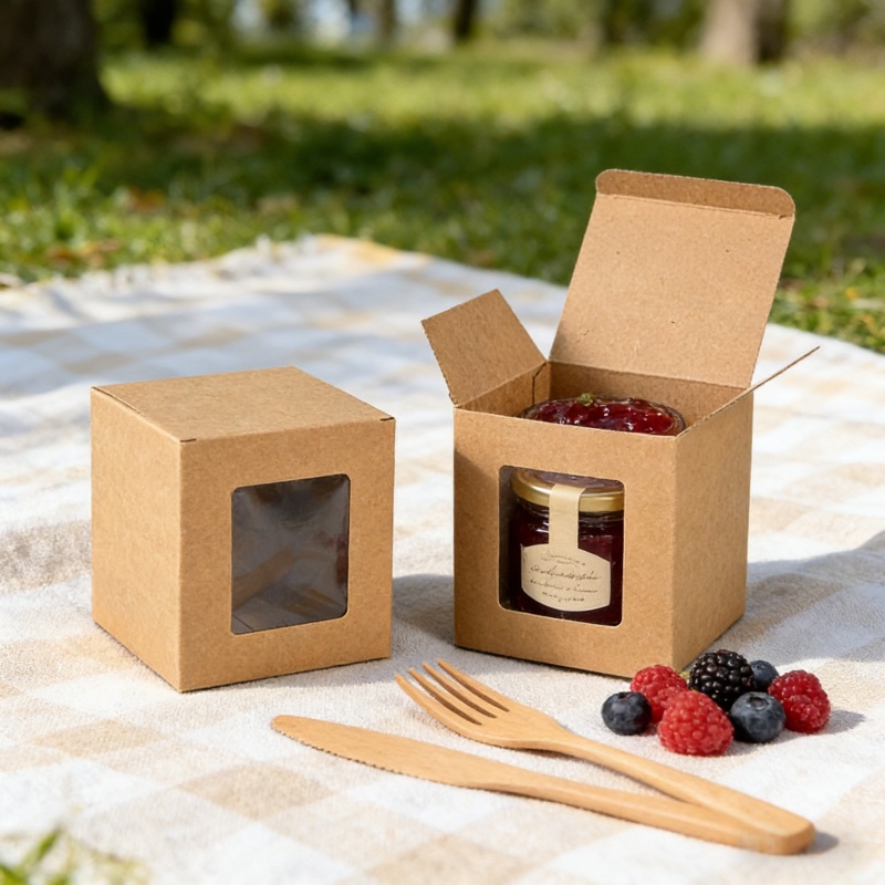 PVC Pencereli Kahverengi Kraft - Kraft Box Candle incelemesi ve fiyatı